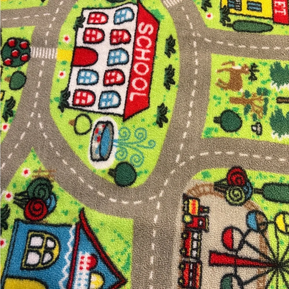 Kids' Play Rug - City 34”x46” Race Car Playmat
